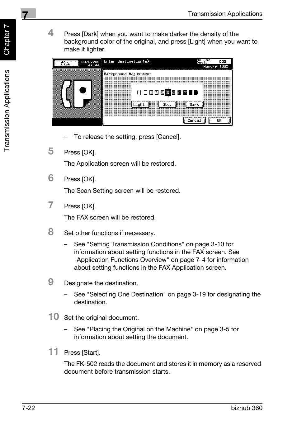 Konica Minolta FK-502 User Manual | Page 157 / 458