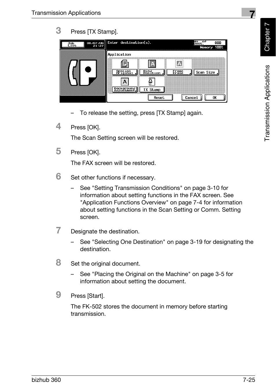 Konica Minolta FK-502 User Manual | Page 160 / 458