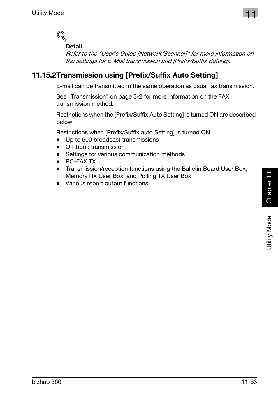 2 transmission using [prefix/suffix auto setting | Konica Minolta FK-502 User Manual | Page 330 / 458