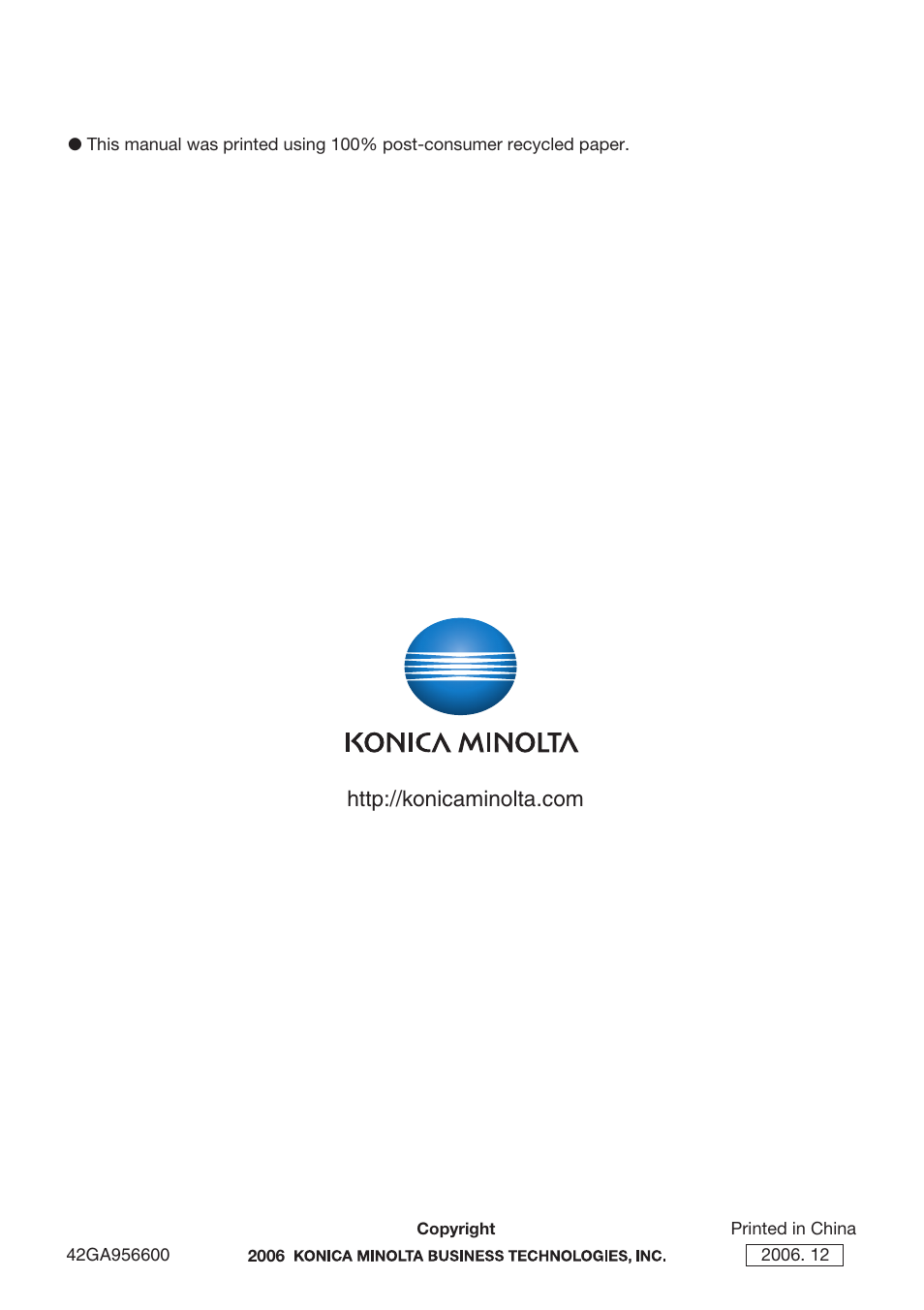 Konica Minolta FK-502 User Manual | Page 458 / 458