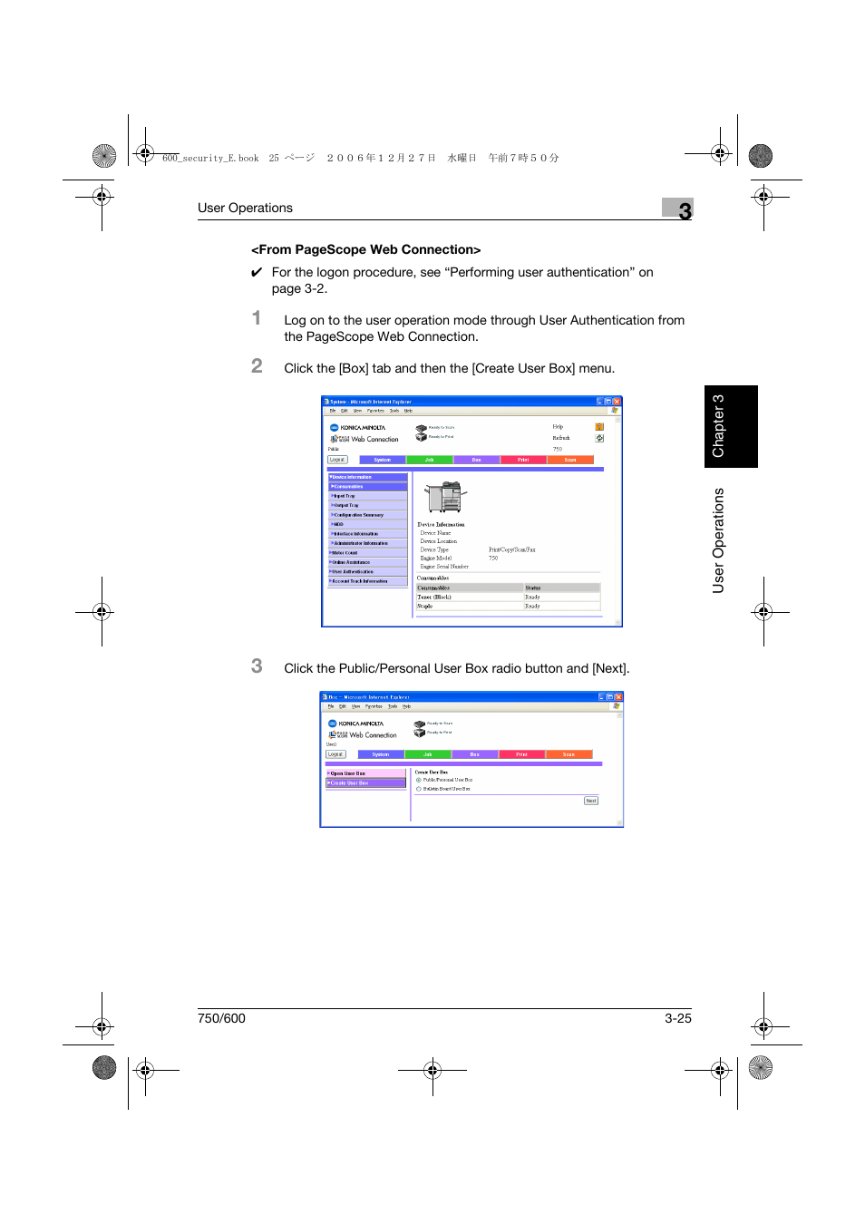 Konica Minolta bizhub 750 User Manual | Page 144 / 202