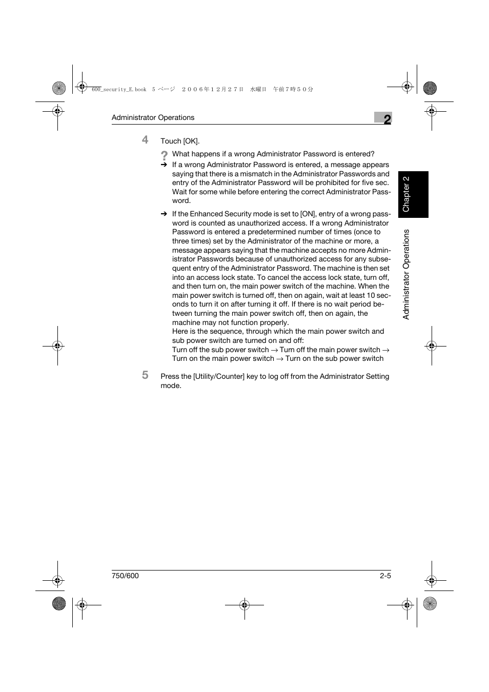 Konica Minolta bizhub 750 User Manual | Page 24 / 202