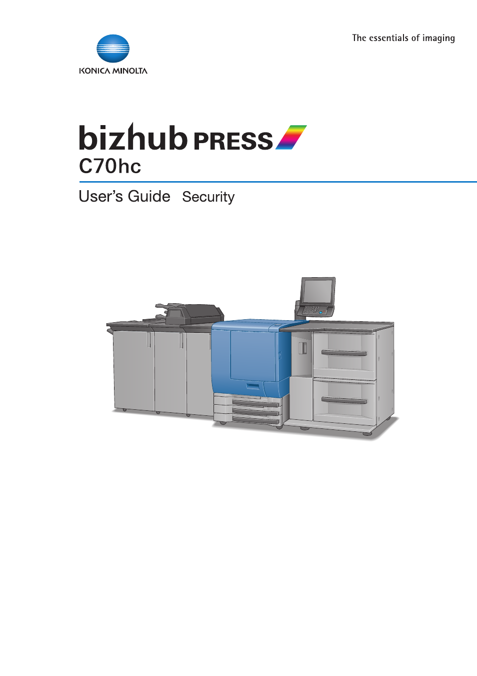 Konica Minolta bizhub PRESS C70hc User Manual | 42 pages