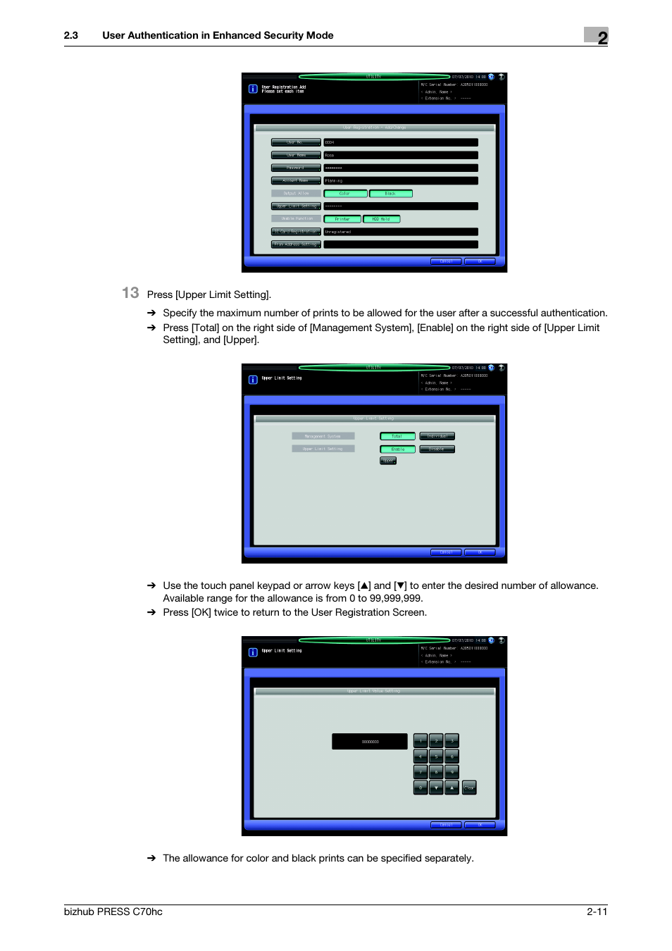 Konica Minolta bizhub PRESS C70hc User Manual | Page 17 / 42