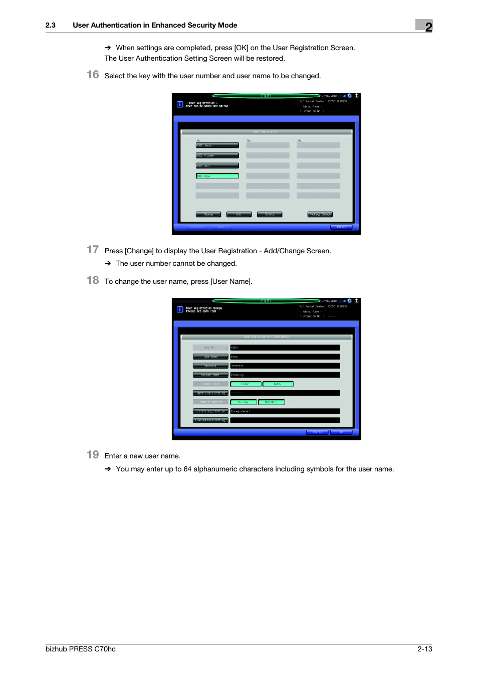 Konica Minolta bizhub PRESS C70hc User Manual | Page 19 / 42