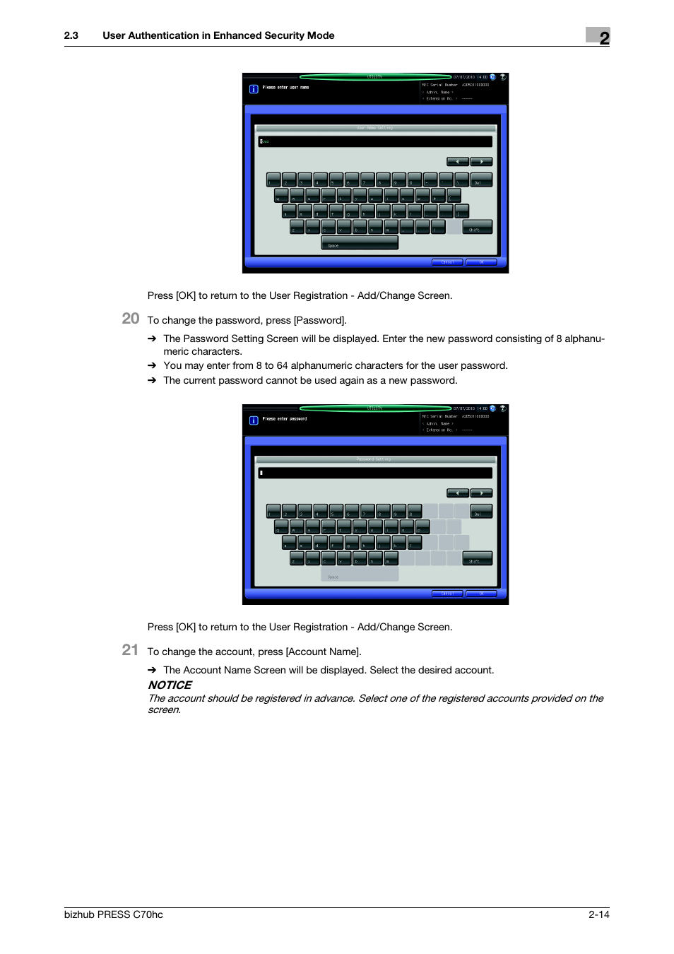Konica Minolta bizhub PRESS C70hc User Manual | Page 20 / 42