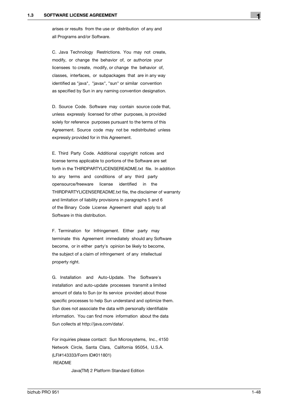 Konica Minolta bizhub PRO 951 User Manual | Page 49 / 90