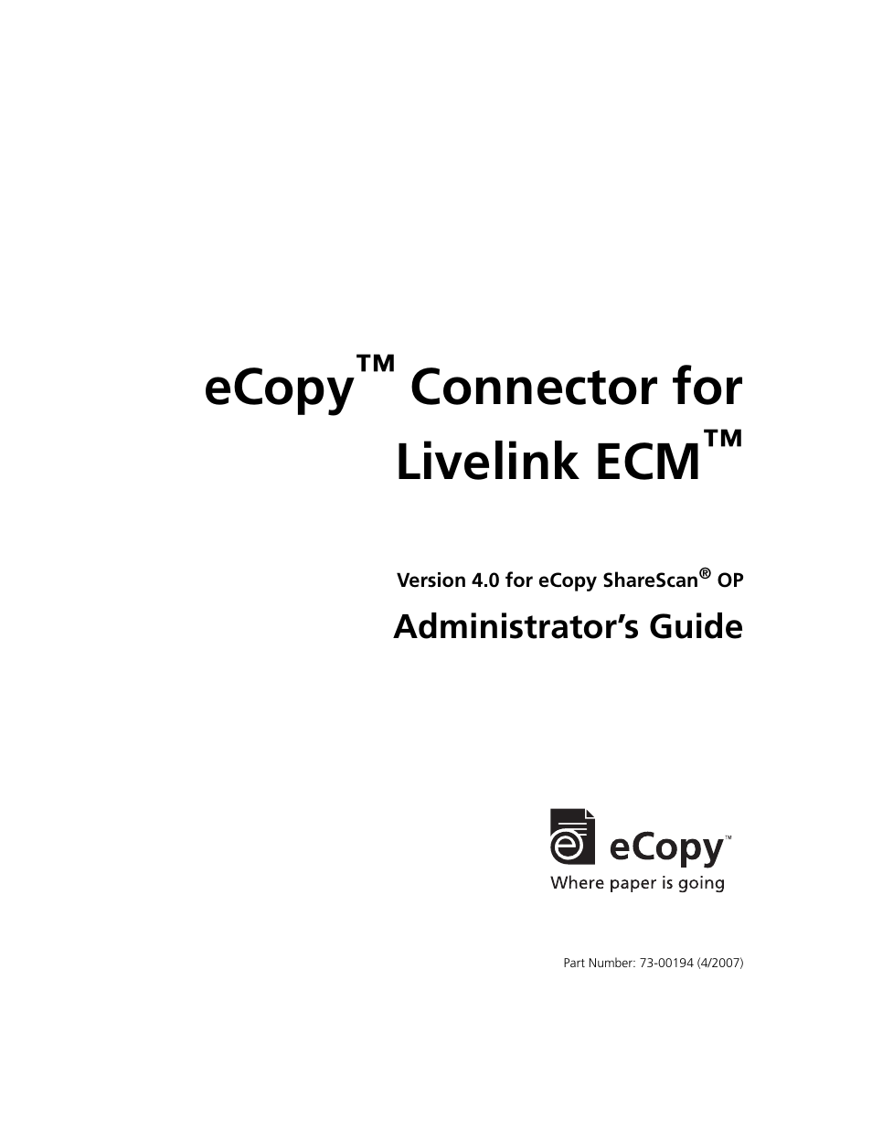 Konica Minolta eCopy User Manual | 26 pages