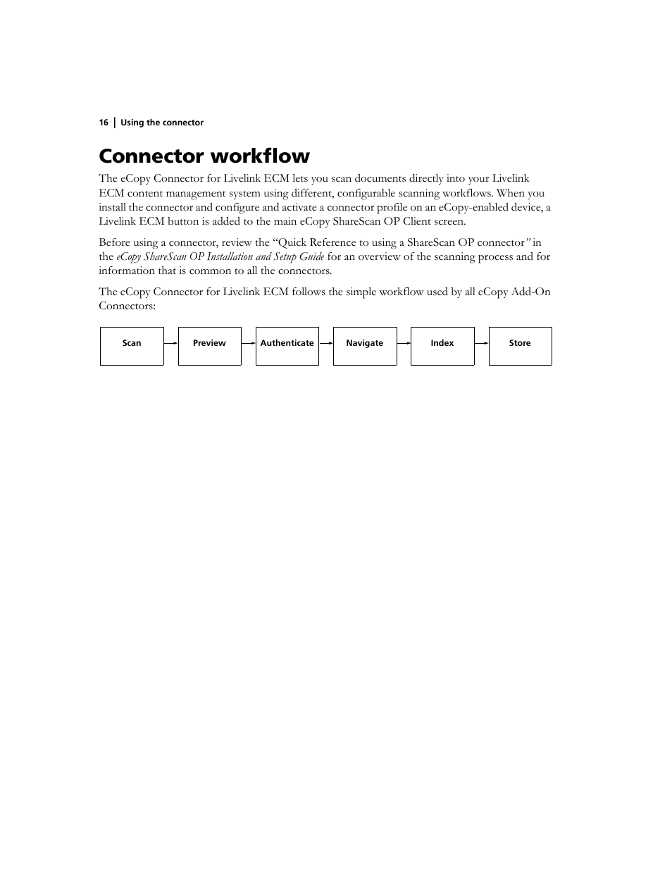 Connector workflow | Konica Minolta eCopy User Manual | Page 20 / 26