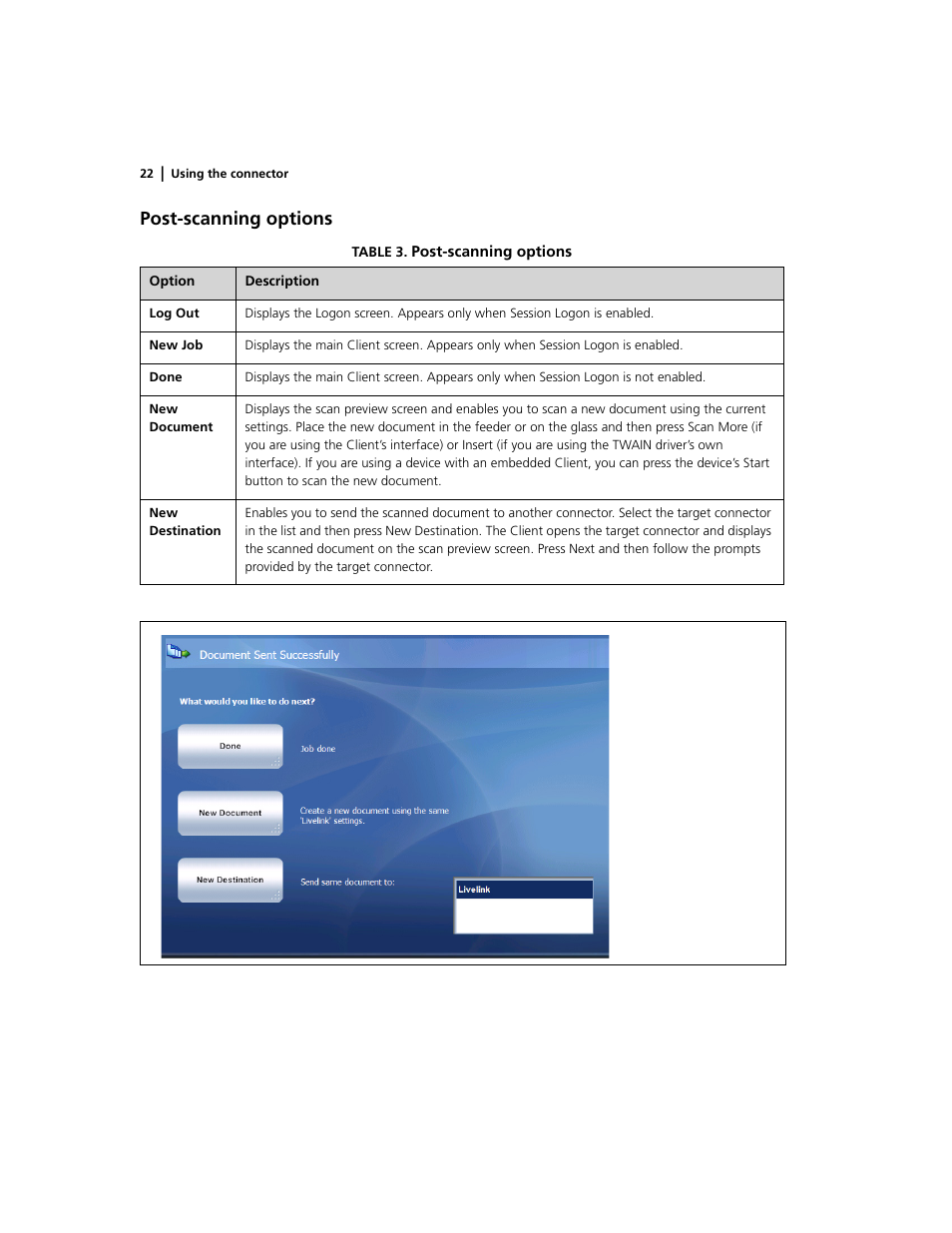 Post-scanning options | Konica Minolta eCopy User Manual | Page 26 / 26