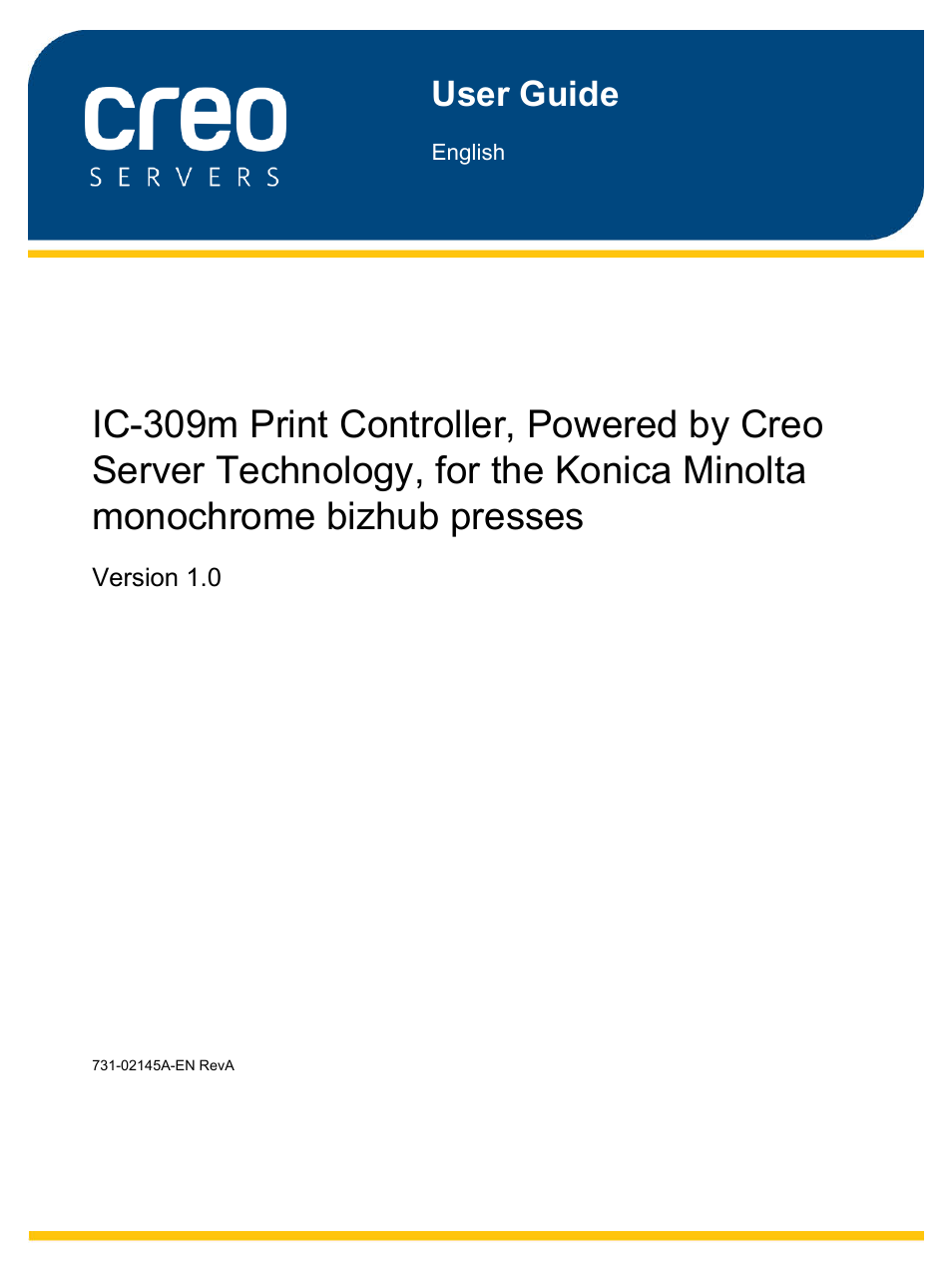 Konica Minolta bizhub PRESS 1250 User Manual | 200 pages