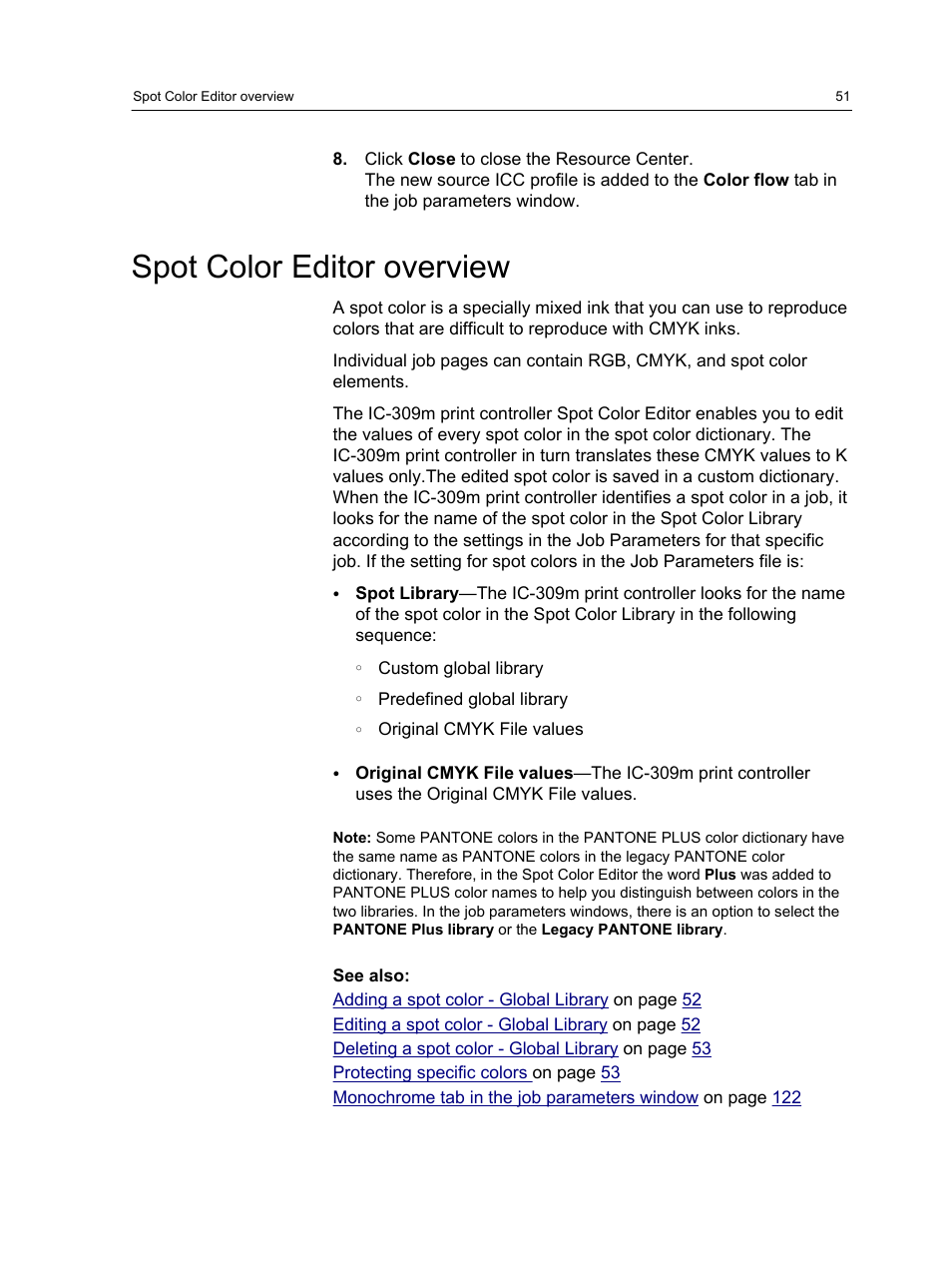 Spot color editor overview | Konica Minolta bizhub PRESS 1250 User Manual | Page 59 / 200