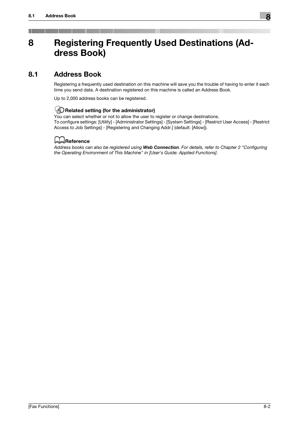 1 address book, Address book -2 | Konica Minolta bizhub C3350 User Manual | Page 63 / 69