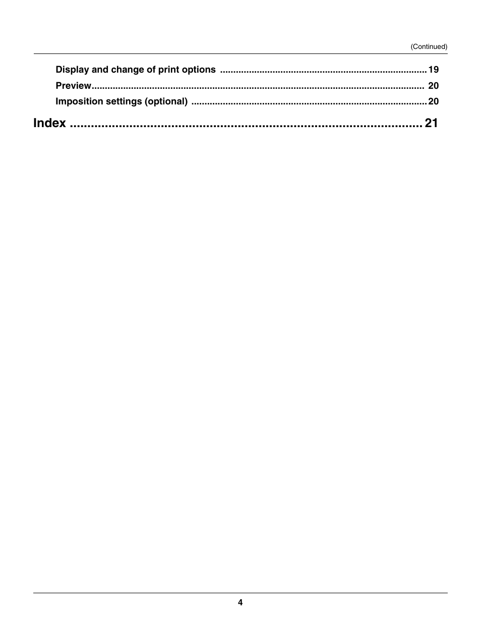 Index | Konica Minolta bizhub PRO C500 User Manual | Page 4 / 22