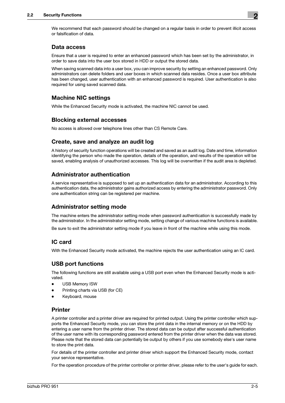 Konica Minolta bizhub PRO 951 User Manual | Page 15 / 76