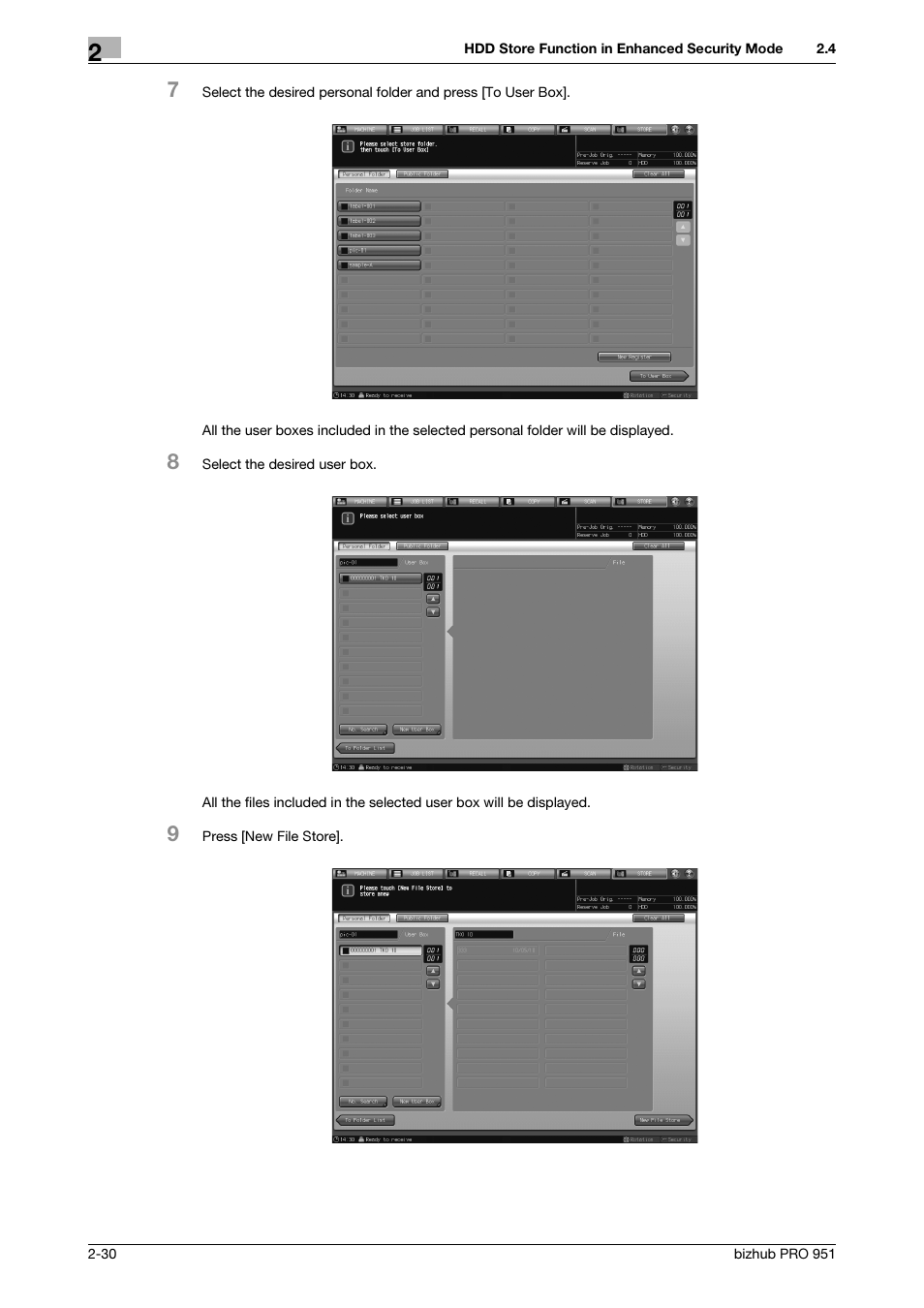 Konica Minolta bizhub PRO 951 User Manual | Page 40 / 76