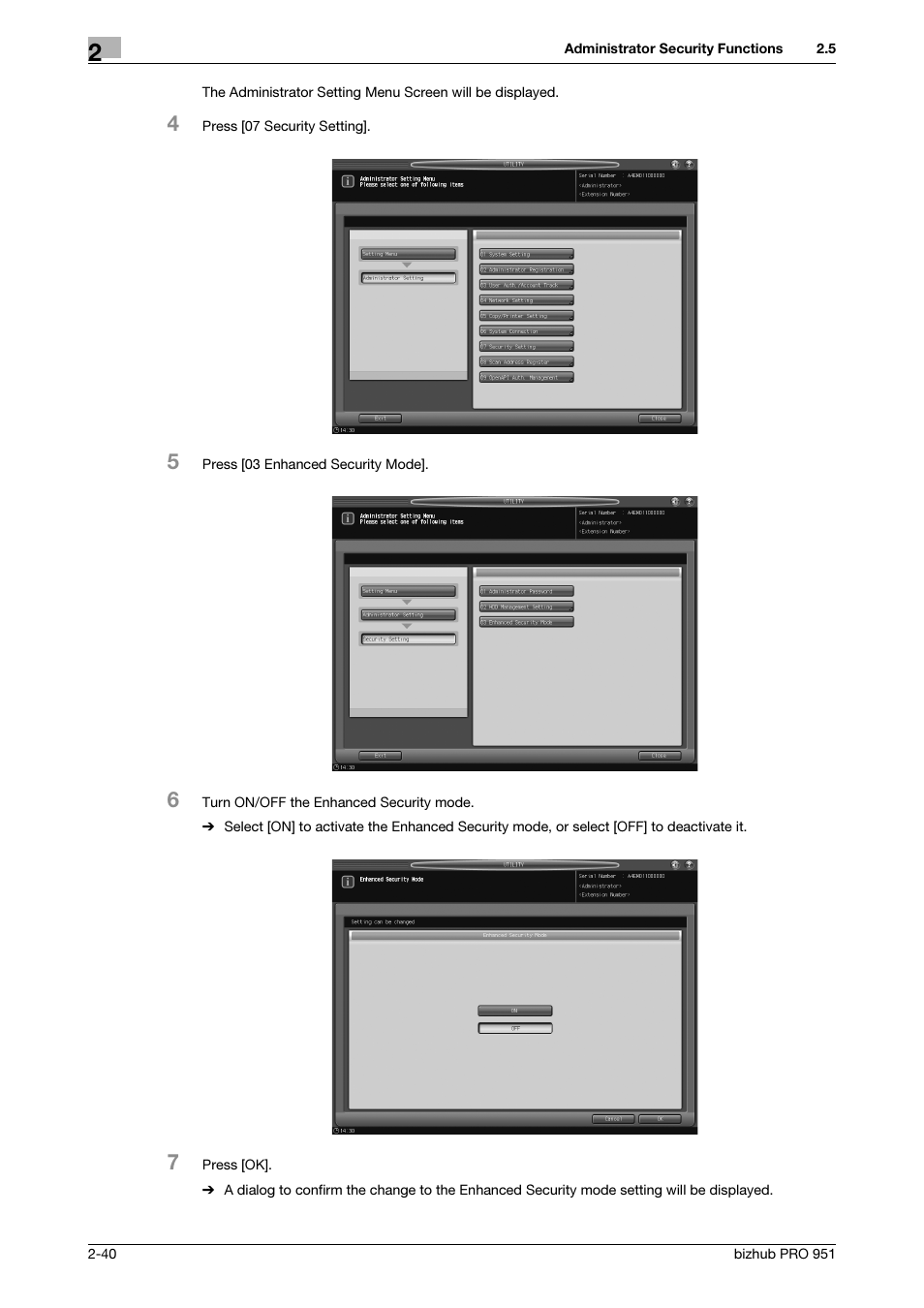 Konica Minolta bizhub PRO 951 User Manual | Page 50 / 76