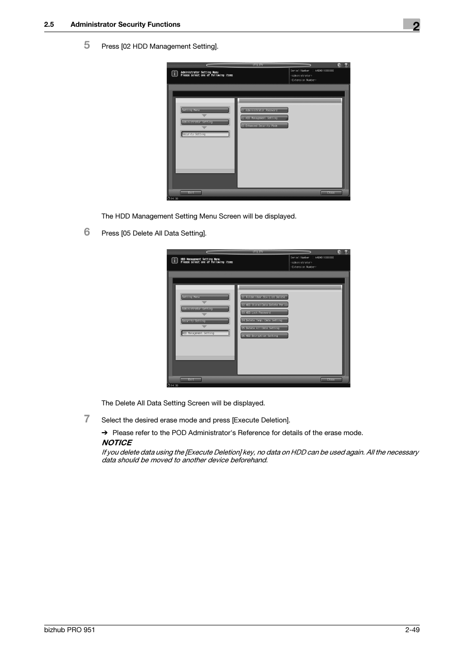 Konica Minolta bizhub PRO 951 User Manual | Page 59 / 76