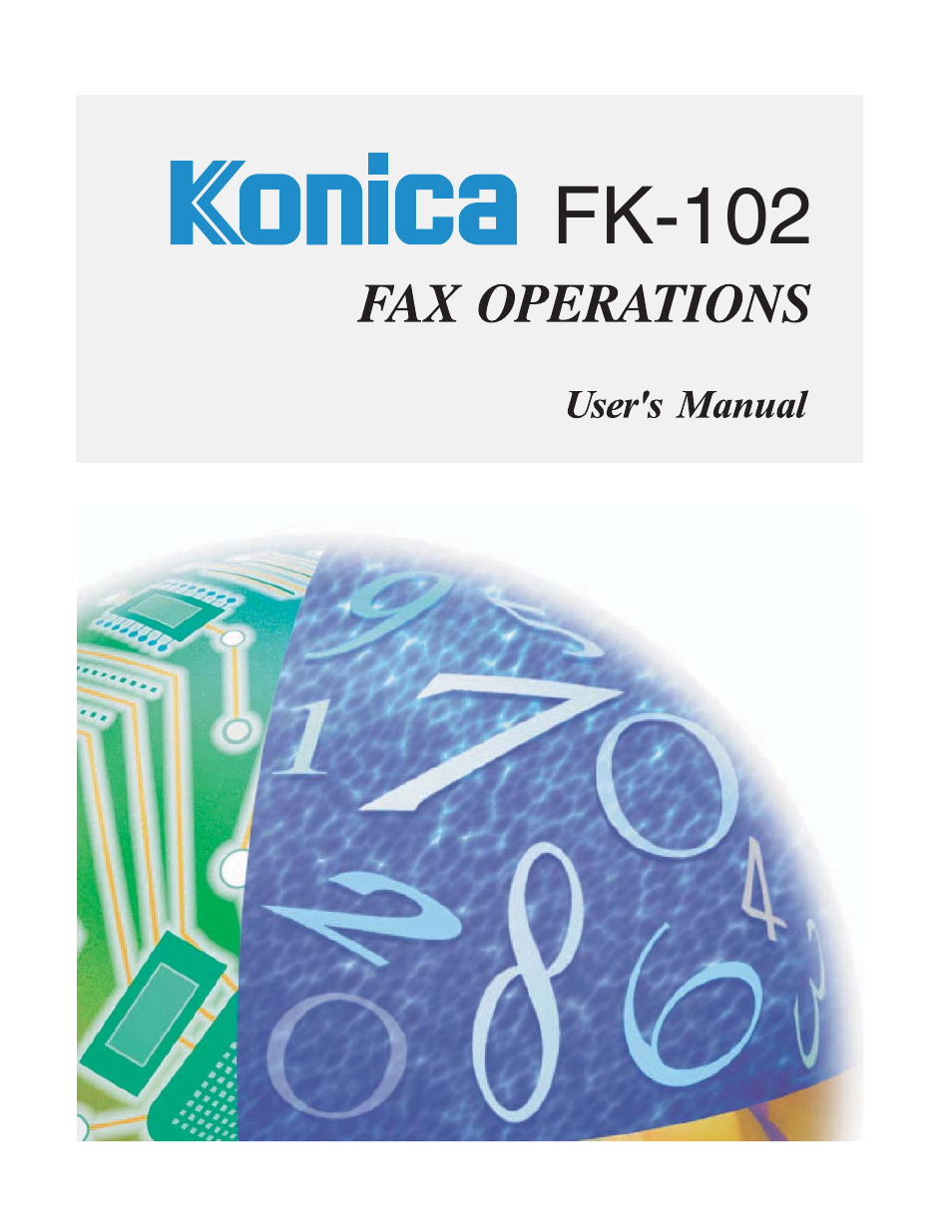 Konica Minolta FK-102 User Manual | 329 pages