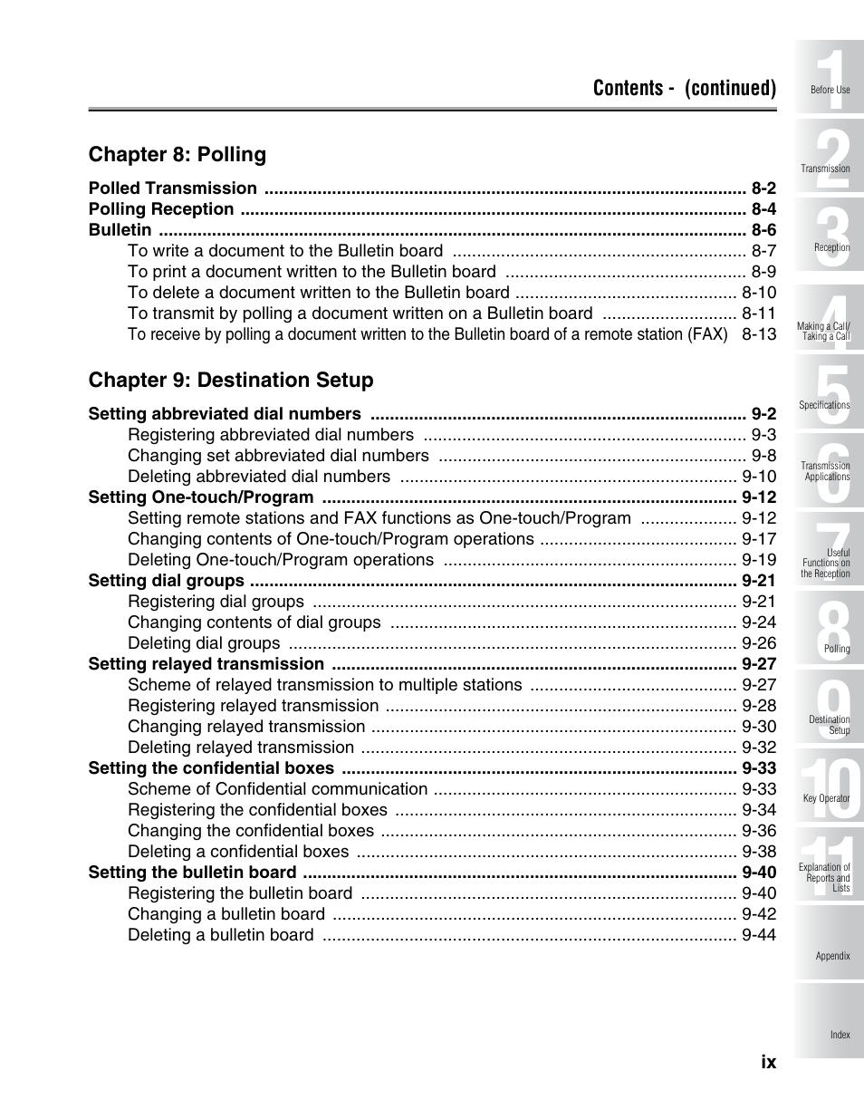 Konica Minolta FK-102 User Manual | Page 10 / 329