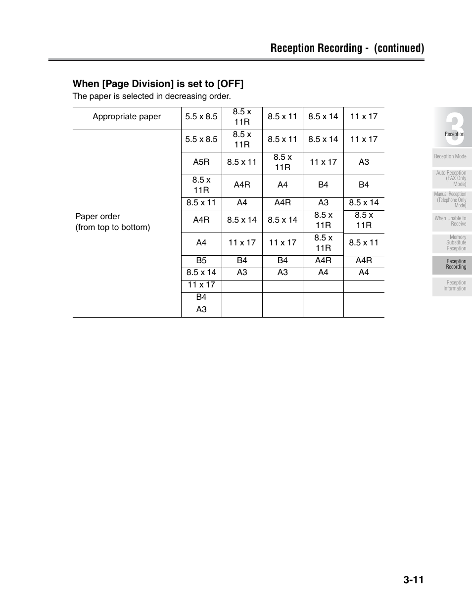 Reception recording - (continued) | Konica Minolta FK-102 User Manual | Page 100 / 329