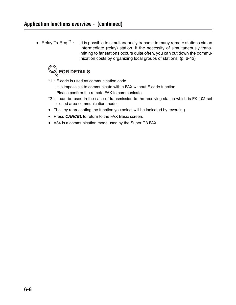 Application functions overview - (continued) | Konica Minolta FK-102 User Manual | Page 117 / 329
