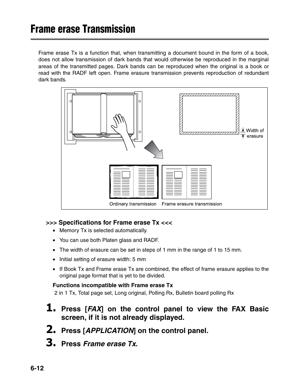 Frame erase transmission | Konica Minolta FK-102 User Manual | Page 123 / 329