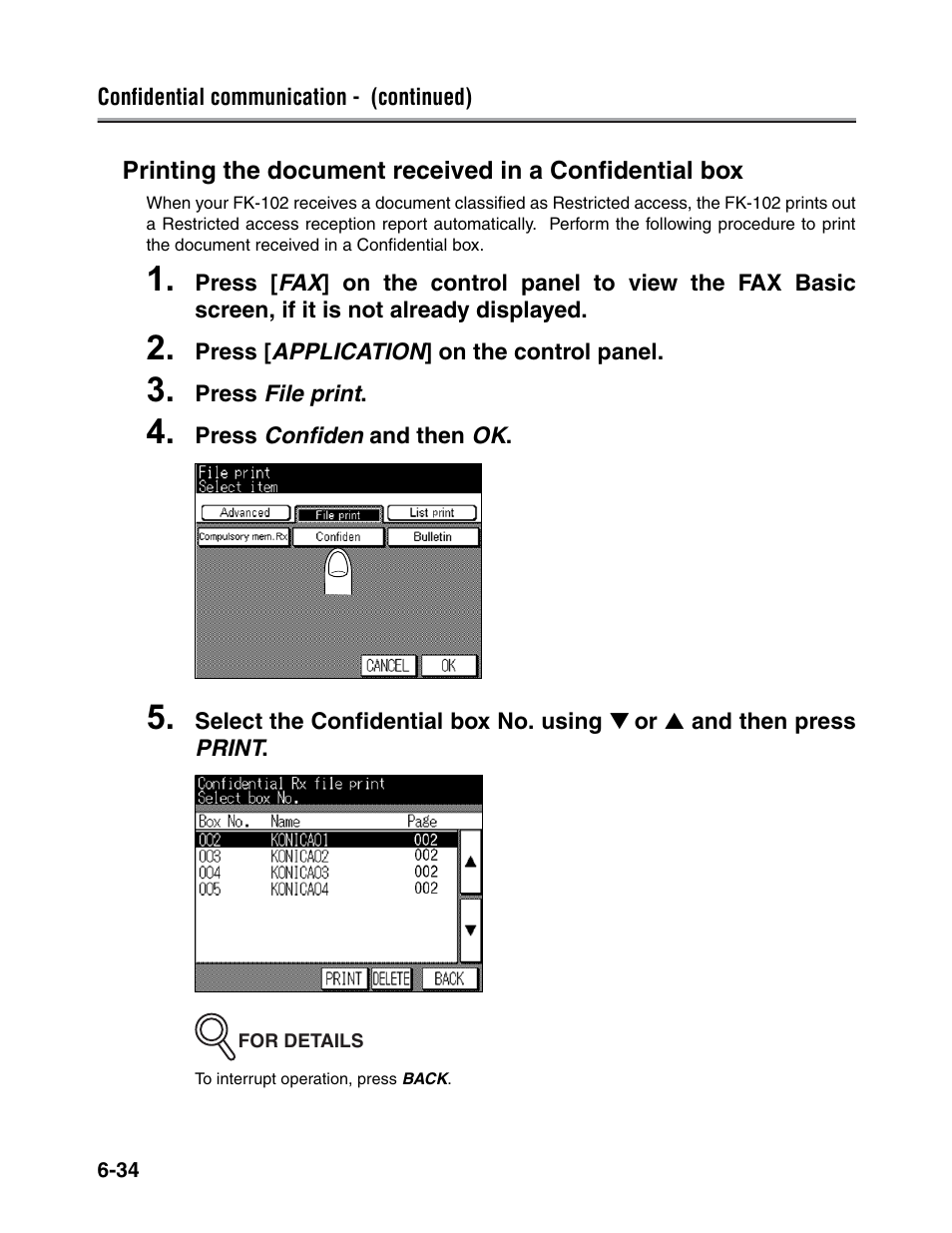 Konica Minolta FK-102 User Manual | Page 145 / 329