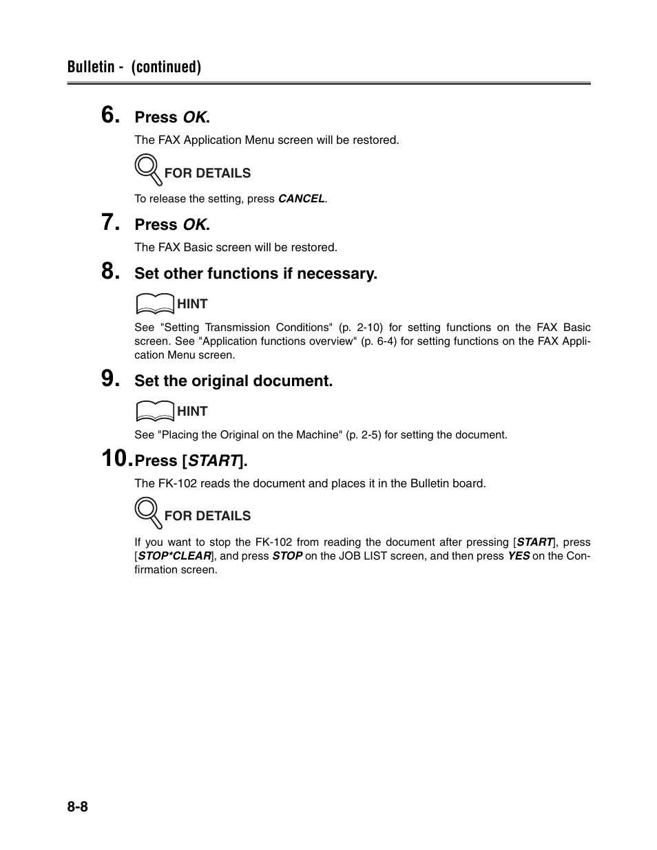 Konica Minolta FK-102 User Manual | Page 172 / 329