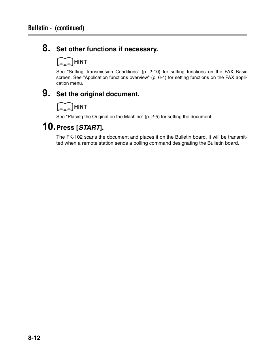 Konica Minolta FK-102 User Manual | Page 176 / 329
