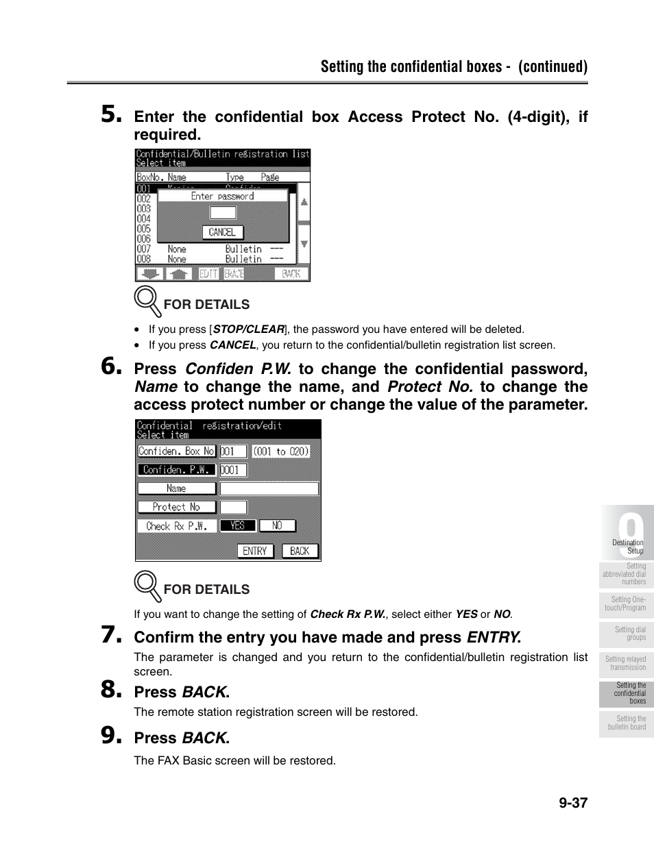 Konica Minolta FK-102 User Manual | Page 215 / 329