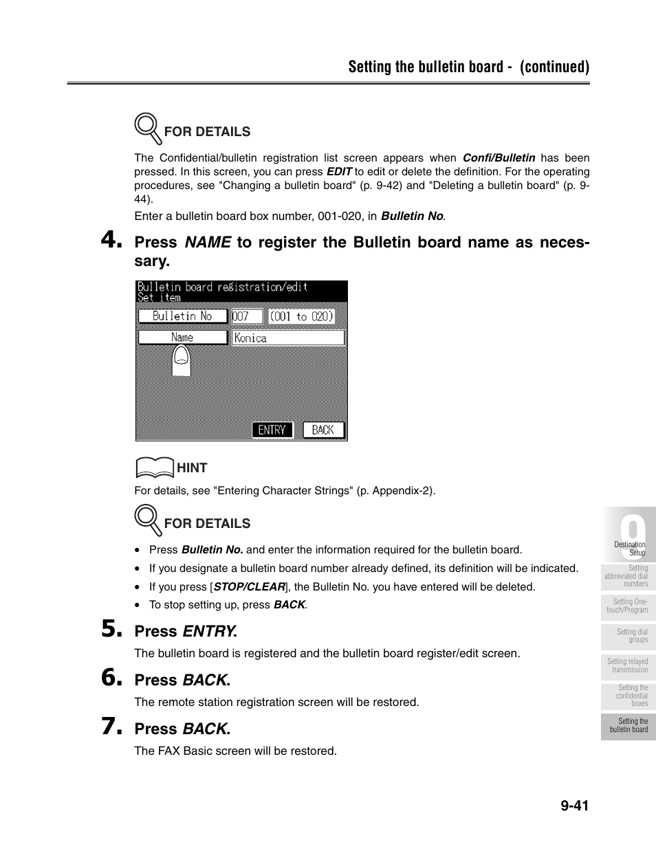 Konica Minolta FK-102 User Manual | Page 219 / 329