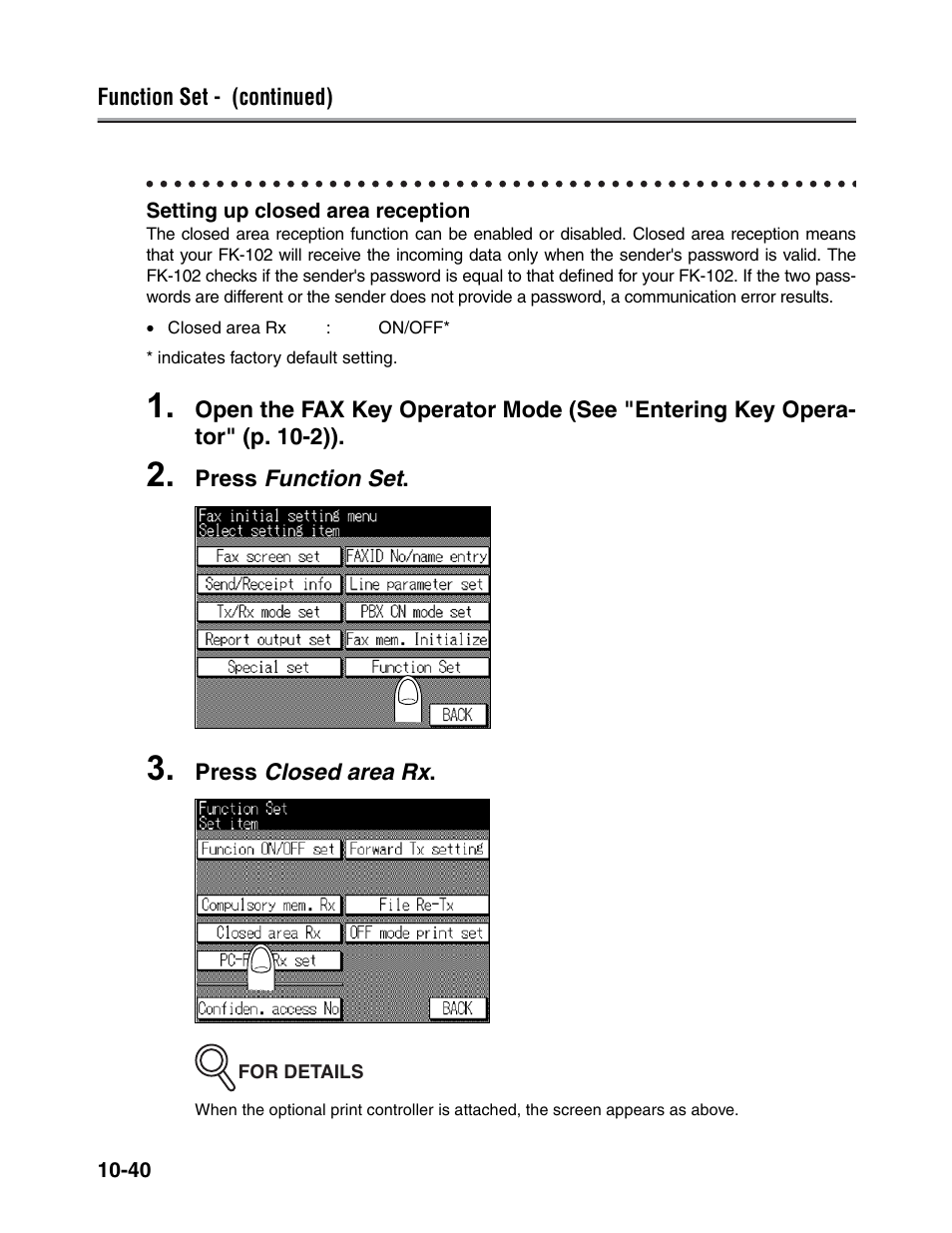 Konica Minolta FK-102 User Manual | Page 262 / 329