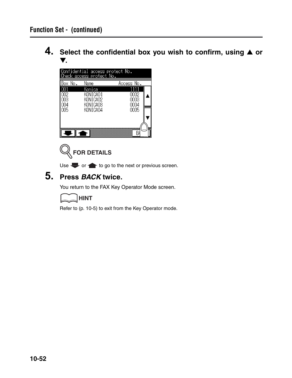 Konica Minolta FK-102 User Manual | Page 274 / 329