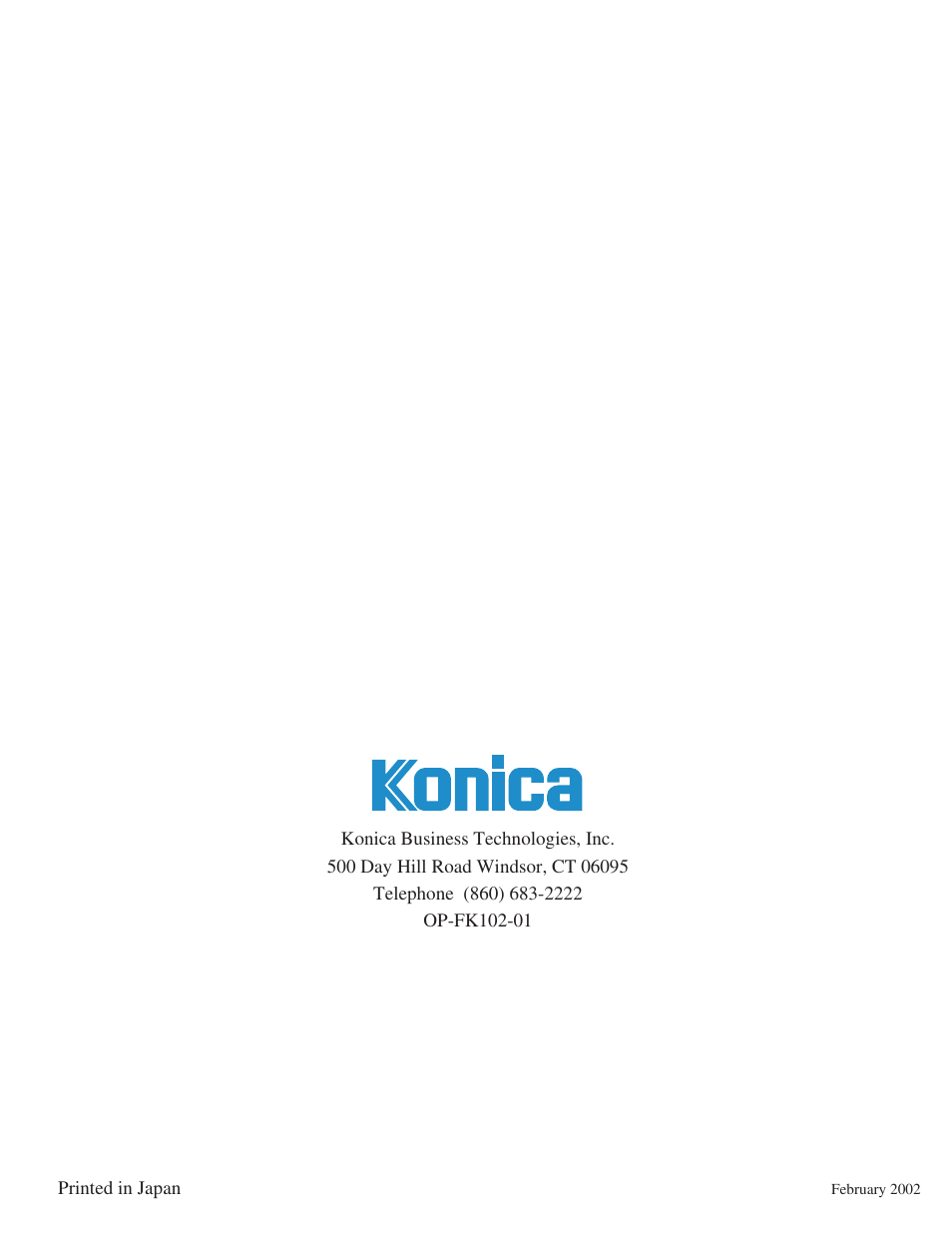 Konica Minolta FK-102 User Manual | Page 329 / 329