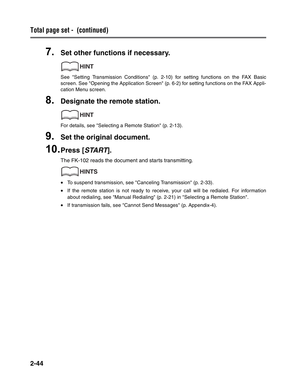 Konica Minolta FK-102 User Manual | Page 82 / 329