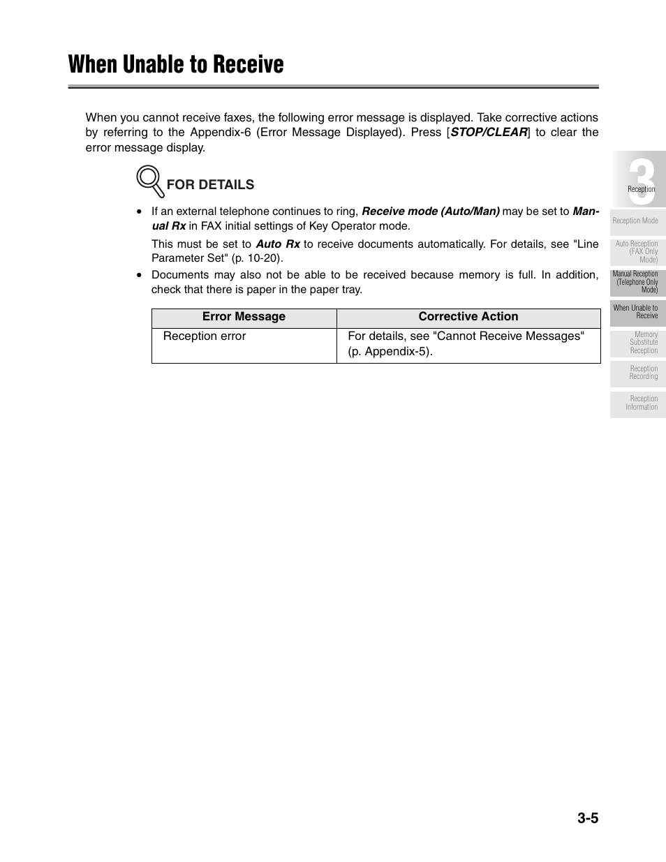 When unable to receive | Konica Minolta FK-102 User Manual | Page 94 / 329
