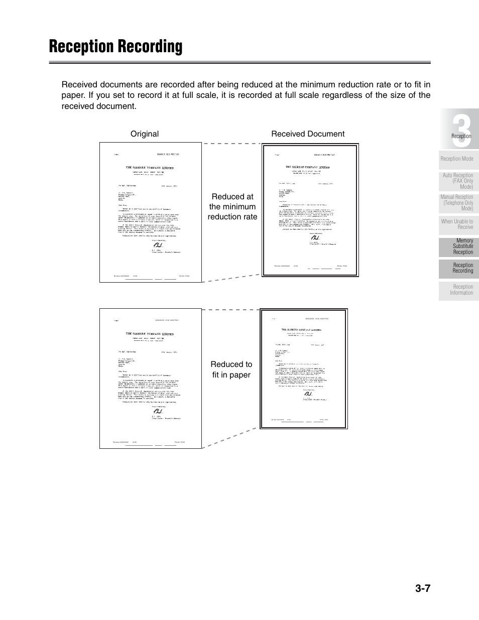 Reception recording | Konica Minolta FK-102 User Manual | Page 96 / 329