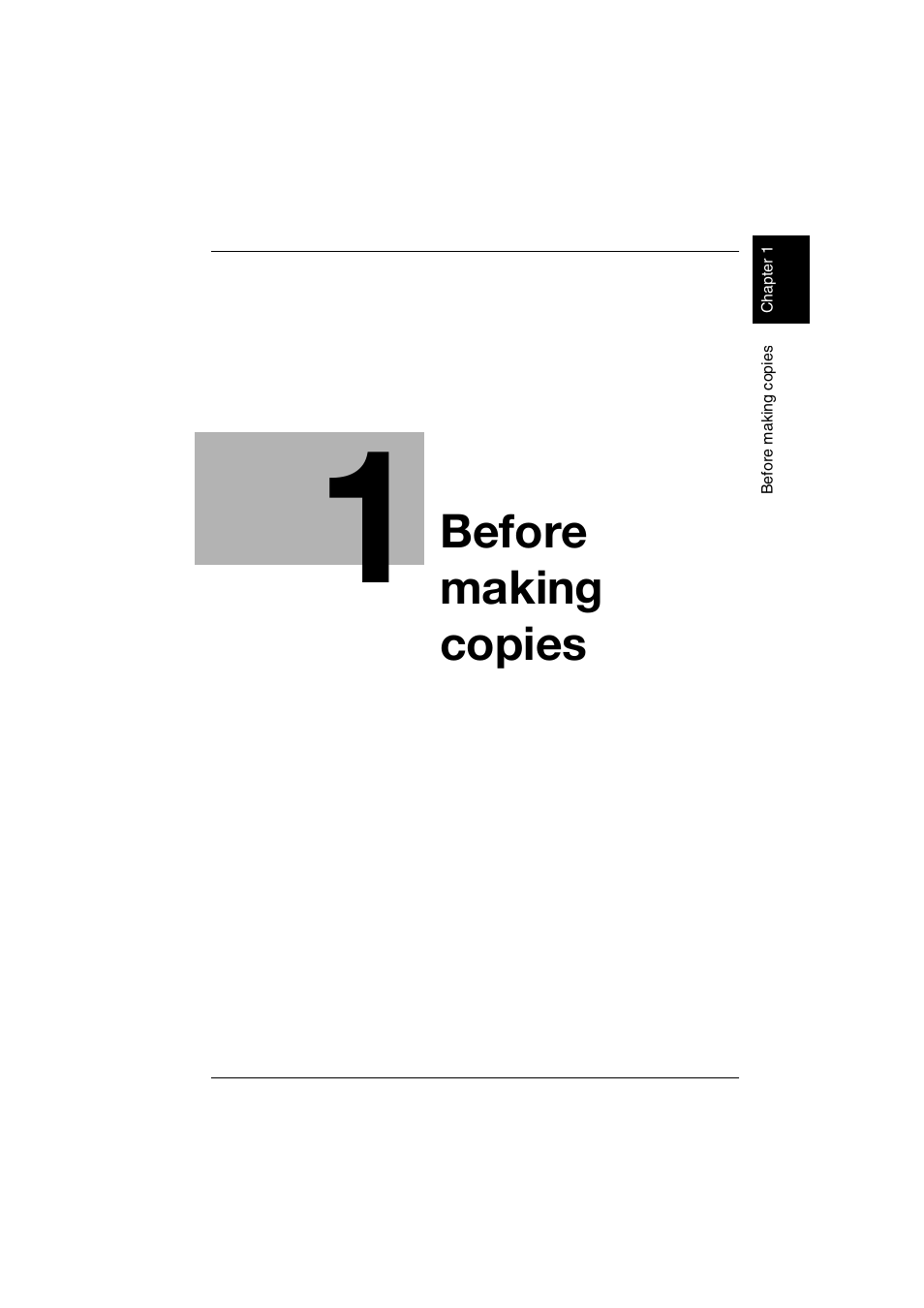 Before making copies | Konica Minolta bizhub C300 User Manual | Page 10 / 160