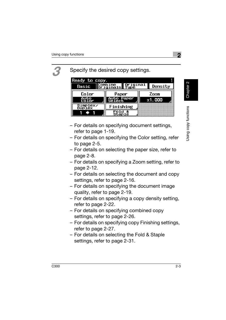 Konica Minolta bizhub C300 User Manual | Page 40 / 160