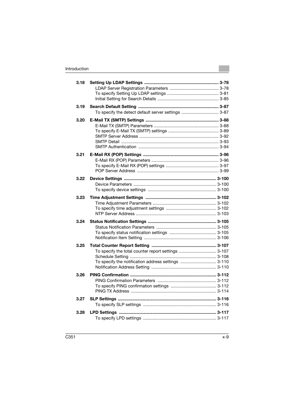 Konica Minolta BIZHUB C351 User Manual | Page 10 / 396