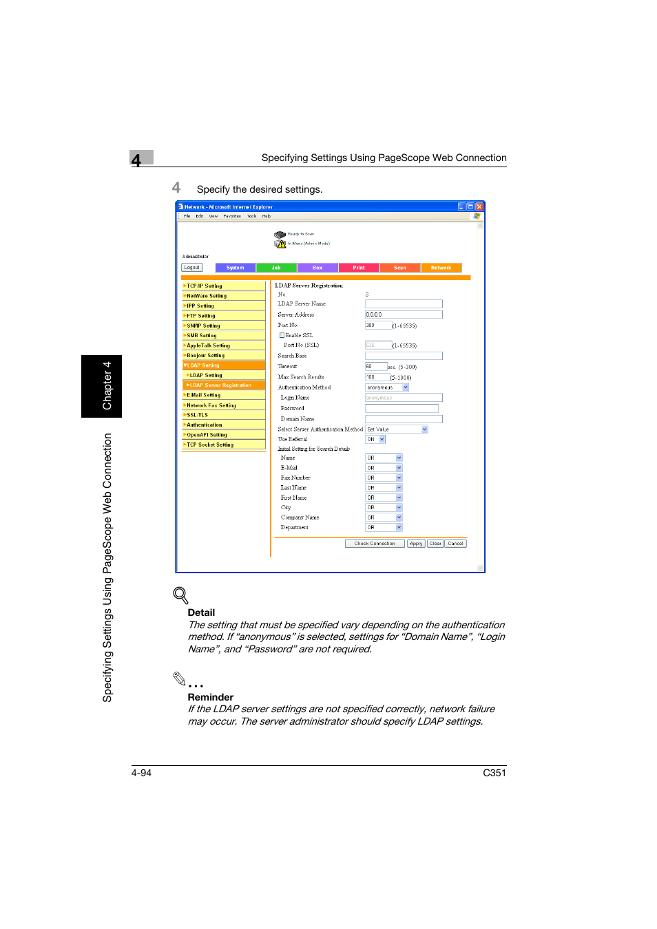 Konica Minolta BIZHUB C351 User Manual | Page 353 / 396