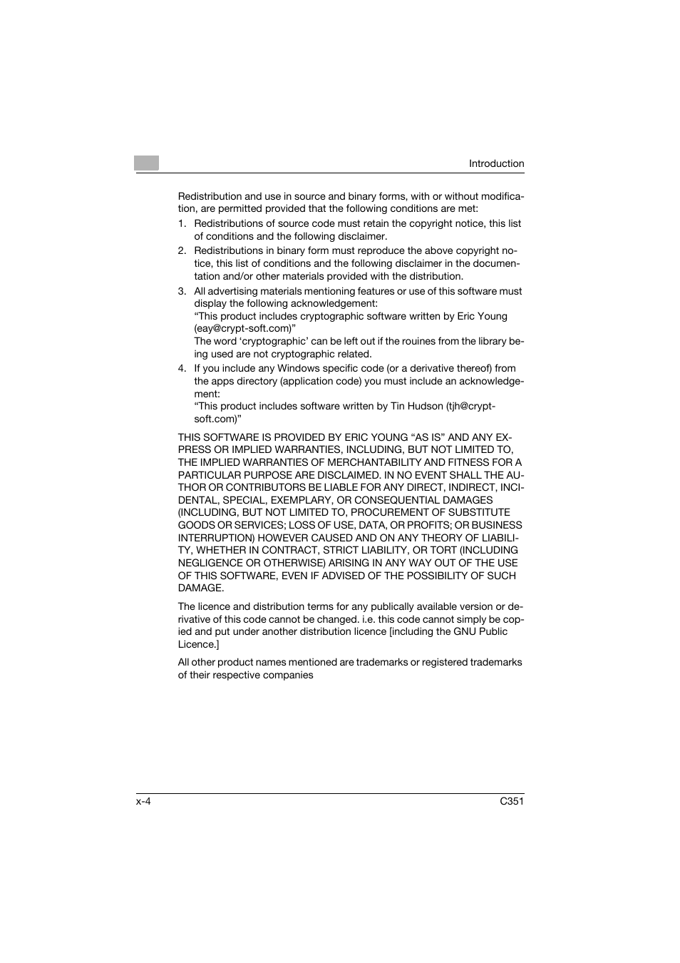 Konica Minolta BIZHUB C351 User Manual | Page 5 / 396