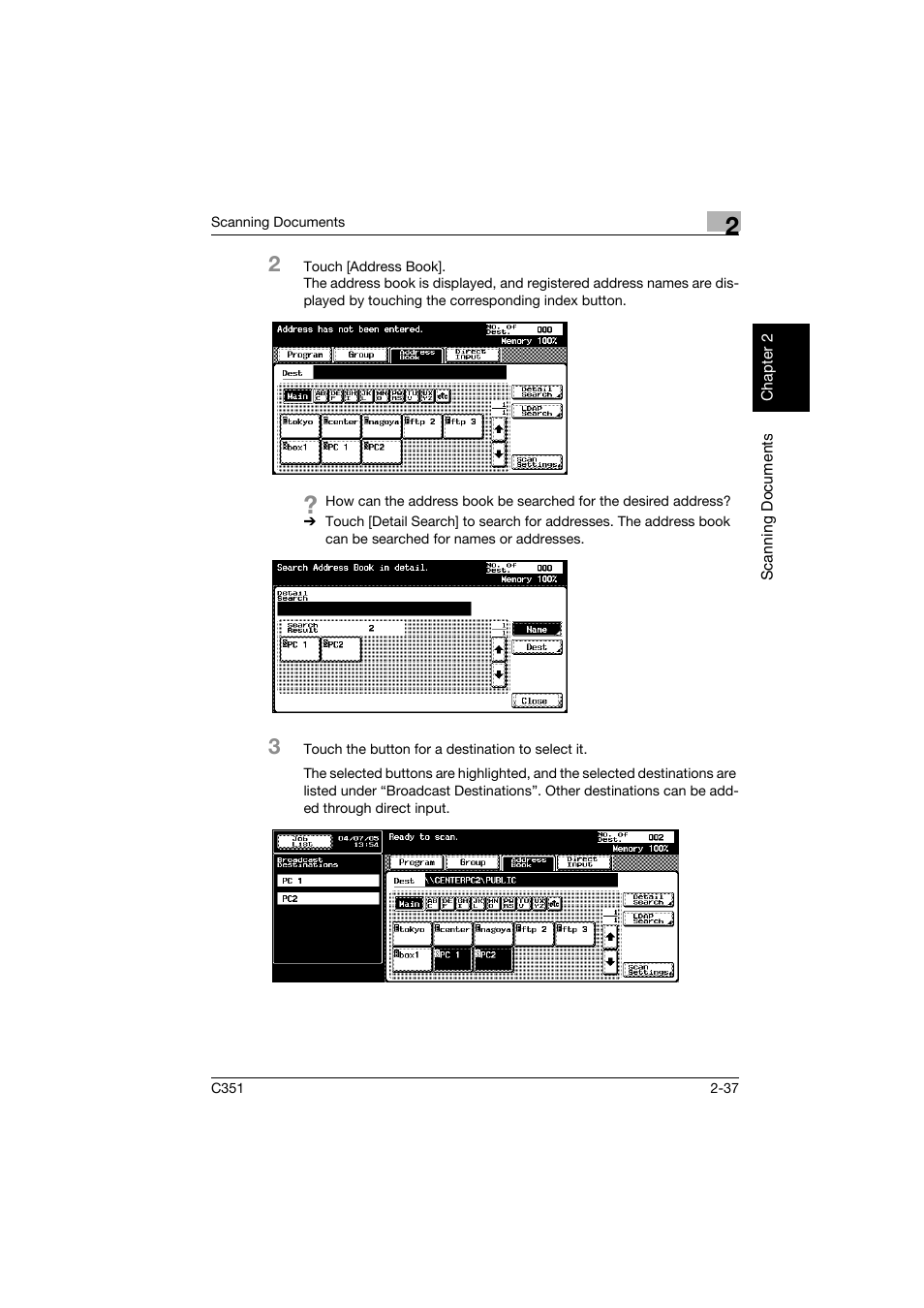 Konica Minolta BIZHUB C351 User Manual | Page 70 / 396