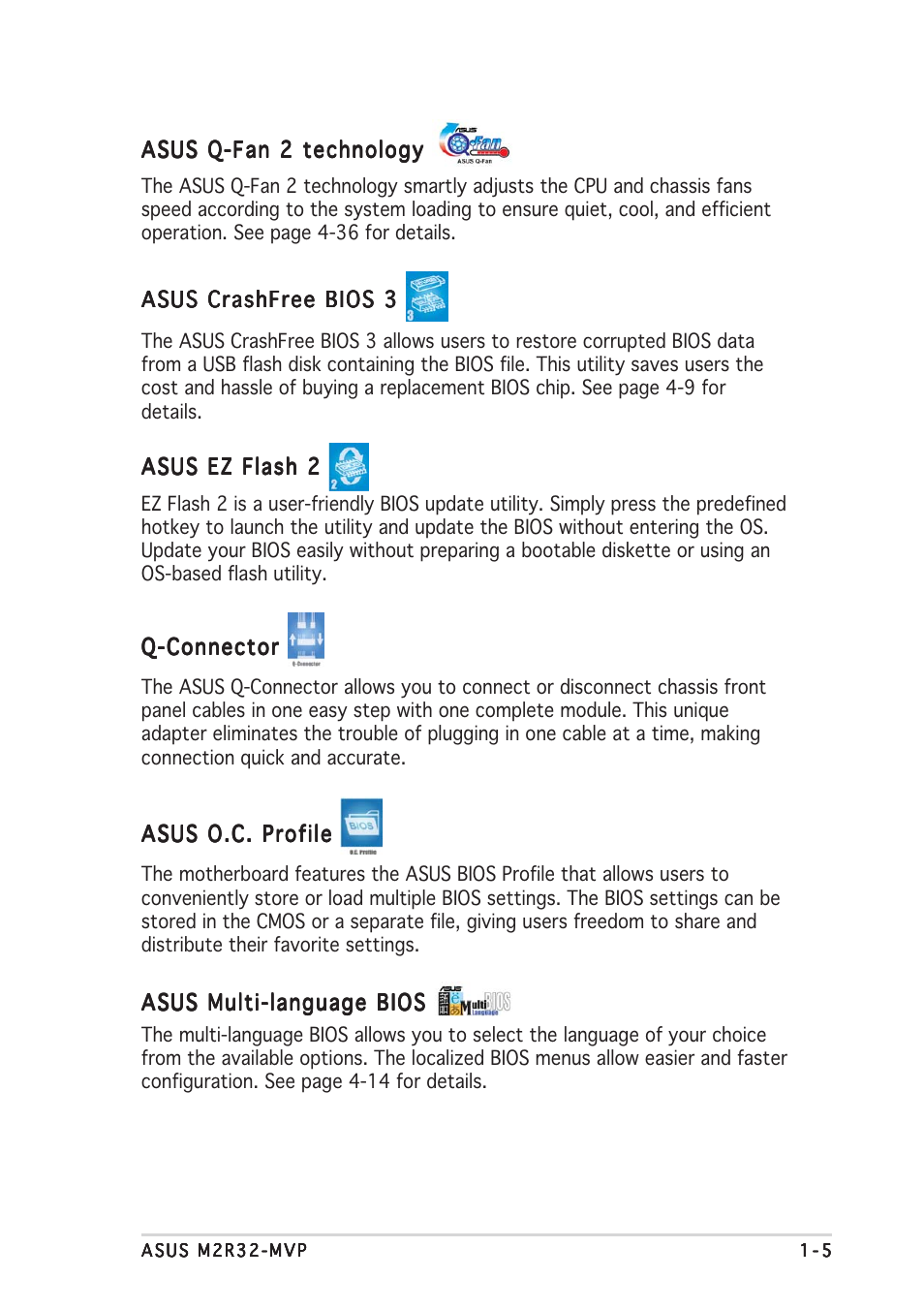 Asus Motherboard M2R32-MVP User Manual | Page 21 / 160