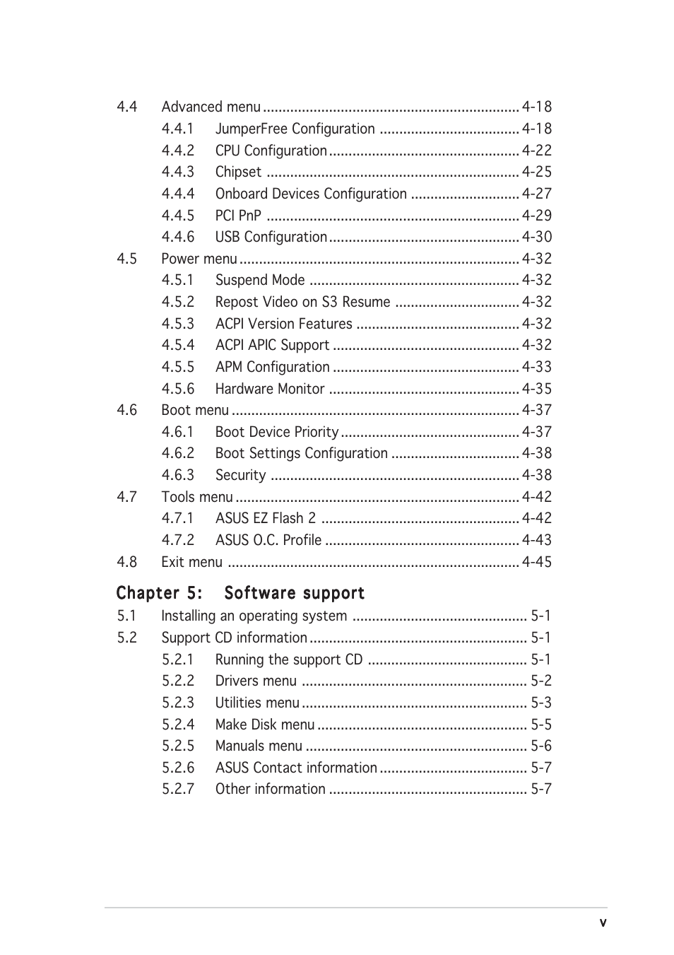 Asus Motherboard M2R32-MVP User Manual | Page 5 / 160