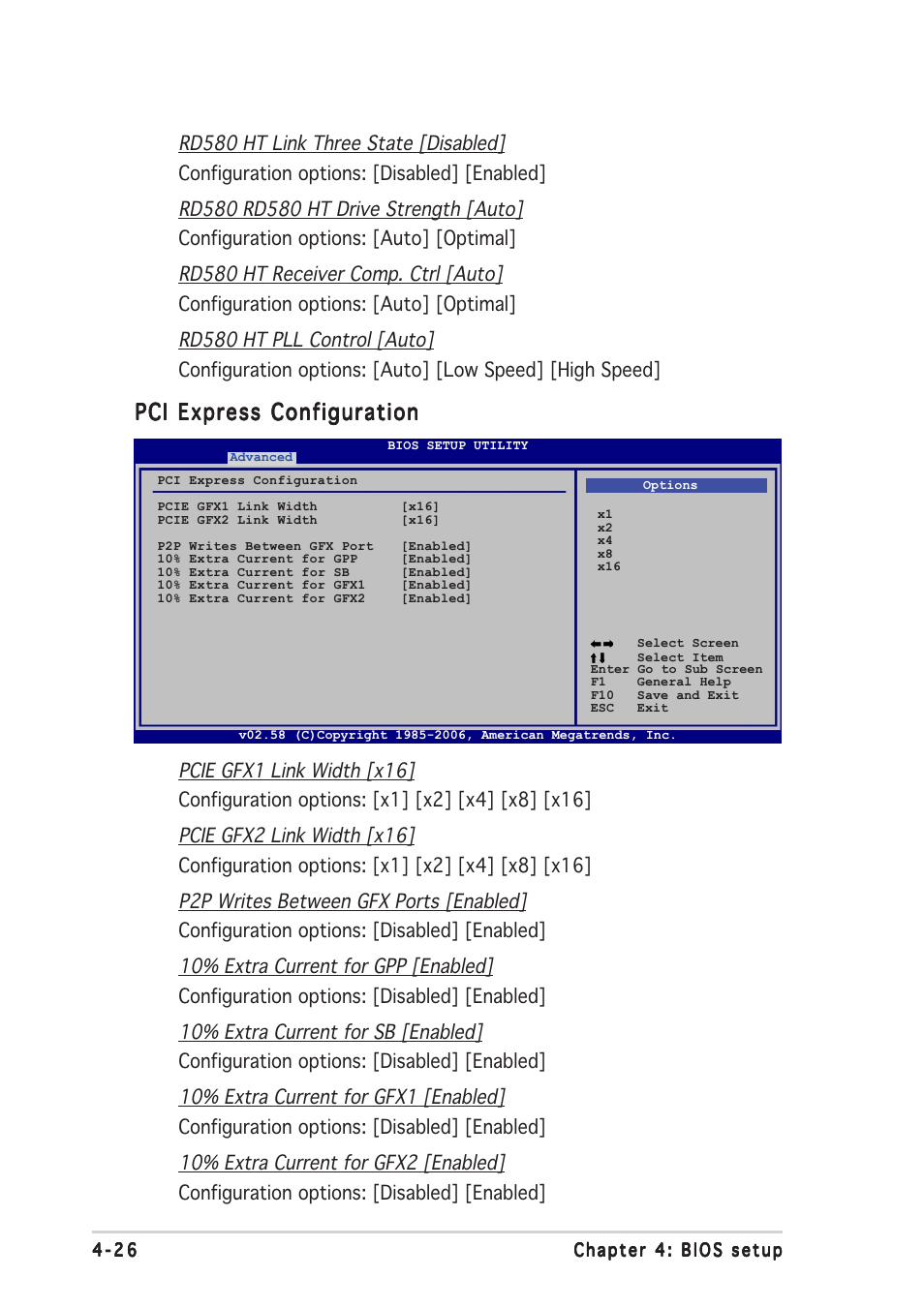 Pci express configuration | Asus Motherboard M2R32-MVP User Manual | Page 92 / 160