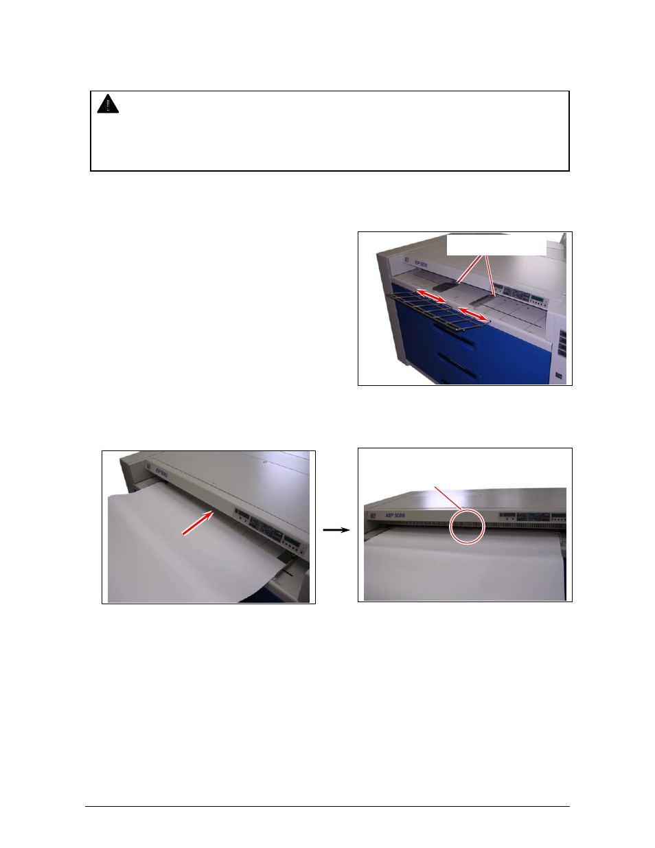 4. 2 singular feeding of cut sheet media | Konica Minolta KIP 9000 User Manual | Page 38 / 136