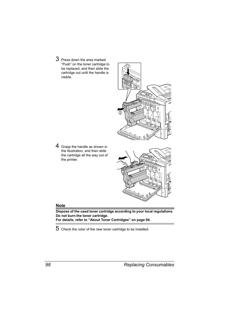 Konica Minolta Magicolor 5450 User Manual | Page 112 / 208