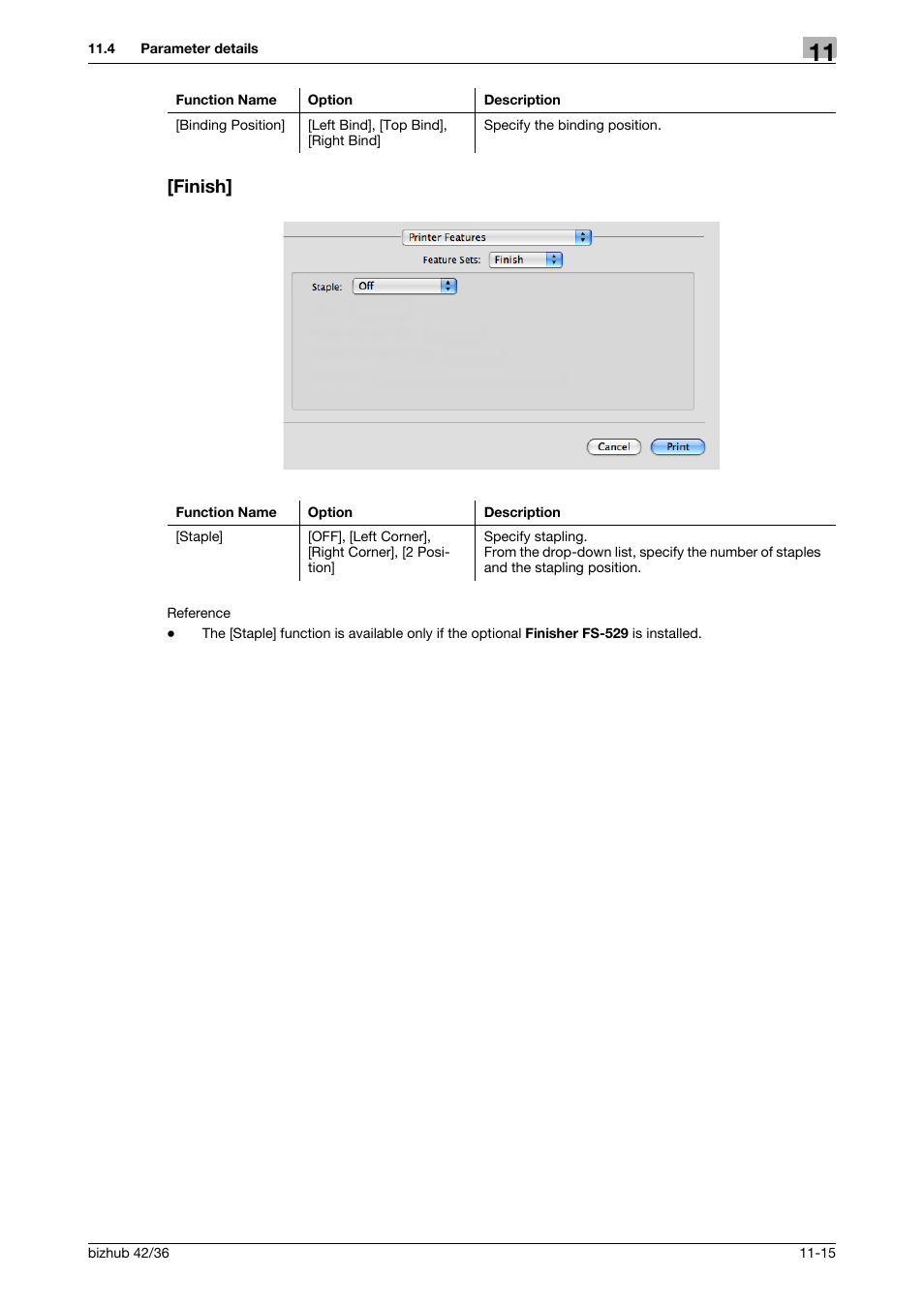 Finish, Finish] -15 | Konica Minolta bizhub 36 User Manual | Page 123 / 198